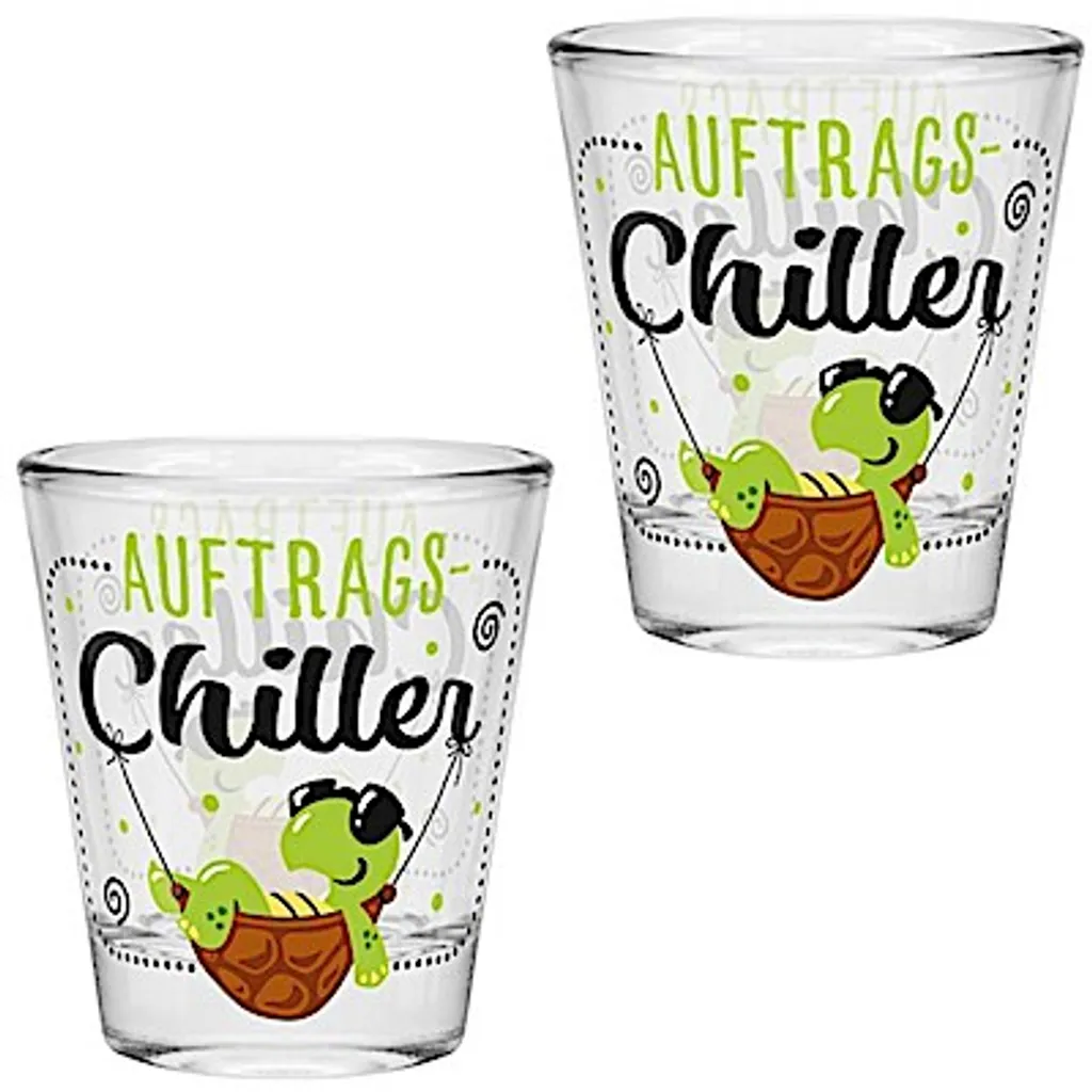 Schnapsglas Motiv »AuftragsChiller« - Sheepworld 1 Schnapsglas Motiv »AuftragsChiller« - Sheepworld