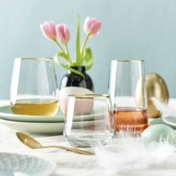 BUTLERS TOUCH OF GOLD 6x Gläser Mit Goldrand 345ml -Küchenzubehör 7255ad1ffd28301bac72a5e9d668b473 1