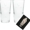 Grey Goose 2er Set Longdrinkglas 2x Glas Gläser 4cl Geeicht Eichung