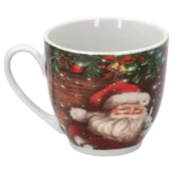 18tlg Kaffeeservice Santa 6 Personen Weihnachtsdekor Advent Weihnachtsmann Porzellan -Küchenzubehör 7569dcc5e5ce597d77e9be7aa4bea5fd