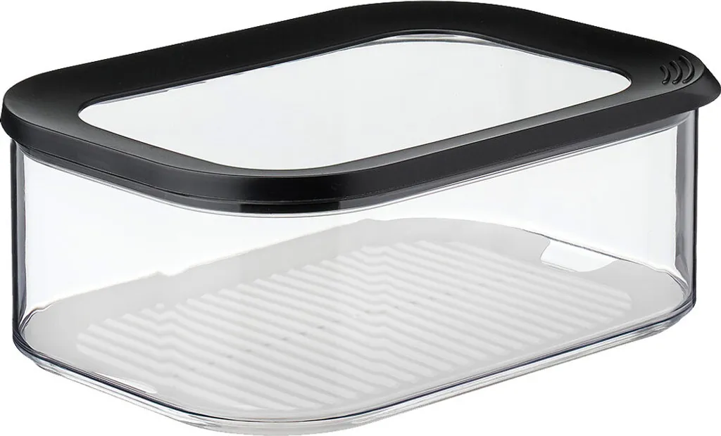 Mepal MODULA Käsedose Aufschnittdose 2000 Ml 2er Set Schwarz 3 Mepal MODULA Käsedose Aufschnittdose 2000 Ml 2er Set Schwarz – Bild 3