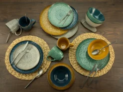 CreaTable 22561 Kombiservice Samarkand Für 4 Personen, Steinzeug, Mehrfarbig (1 Set, 16-teilig) 11 CreaTable 22561 Kombiservice Samarkand Für 4 Personen, Steinzeug, Mehrfarbig (1 Set, 16-teilig) -Küchenzubehör 762b13347e19fbe4d371d1095403cbb2