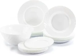 Luminarc 19tlg. Tellerset + Schale Trianon -Küchenzubehör 774a98b367abf839bc13beda88805045