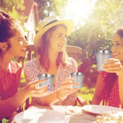 12 Stück Schnapsbecher 70ml Edelstahl Schnapsglas Edelstahlbecher Pinnchen Shot Gläser Becher -Küchenzubehör 7bb8a51557087e8508caaef3b10cf618