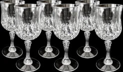 6er Set Kunststoff Weingläser Kristalleffekt 200ml / Ø7x16,5cm -Küchenzubehör 7ca5c9f002323ddd3eb74f6c80c5cb3f