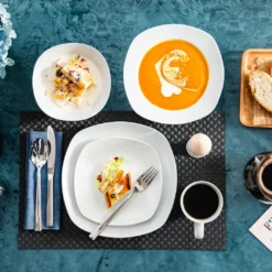 MALACASA, Serie Elisa, 40 Teilig Set Porzellan Tafelservice Kombiservice Geschirrset Mit Dessertteller, Speiseteller, Müslischalen, Eierbecher, Becher Für 8 Personen 13 MALACASA, Serie Elisa, 40 Teilig Set Porzellan Tafelservice Kombiservice Geschirrset Mit Dessertteller, Speiseteller, Müslischalen, Eierbecher, Becher Für 8 Personen -Küchenzubehör 7f14210d147bc2a89264f4763def1db1