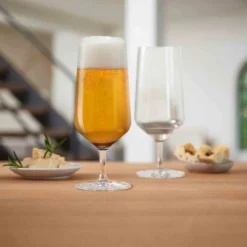 LEONARDO 069541 Puccini Bierglas 410 Ml, Teqton-Glas (6 Stück) -Küchenzubehör 7fcf0589d283273b1b8df82521a8250a