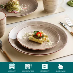 Vancasso Bella Steinzeug Kombiservice, 16 Teilig Geschirrset Für 4 Personen, Mit Je 4 Dessertteller, Speiseteller, Müslischalen, Kaffeebecher, Schokolade 9 Vancasso Bella Steinzeug Kombiservice, 16 Teilig Geschirrset Für 4 Personen, Mit Je 4 Dessertteller, Speiseteller, Müslischalen, Kaffeebecher, Schokolade -Küchenzubehör 80d10c1ee5551ba90a3b70b266f2c455