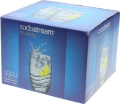 Sodastream Trinkglas 4er-Pack, Passend Zu Sodastream-Glaskaraffen -Küchenzubehör 818dcb4b187e25bbbe0443e5f87b8a73