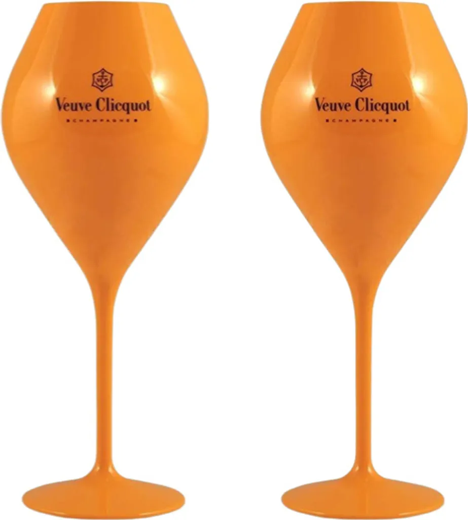 Veuve Clicquot Yellow Label Champagnergläser Glas Aus Acryl 2er Set 1 Veuve Clicquot Yellow Label Champagnergläser Glas Aus Acryl 2er Set