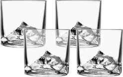 Everest Whisky Gläser, 4 Stück -Küchenzubehör 8322a0626540102aee809e127fb7c790