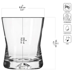 KROSNO X-Line Whiskygläser, 6er-Set, 290 Ml -Küchenzubehör 845ef39a4f2466bf628cd564752a1300