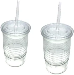 Glasbecher Mit Deckel & Glashalm, 4er Set 440 Ml, Spülmaschinenfest, Trinkglas, Transparent 5 Glasbecher Mit Deckel & Glashalm, 4er Set 440 Ml, Spülmaschinenfest, Trinkglas, Transparent -Küchenzubehör 846e692ee9323019d8f2026826acf6aa