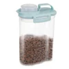 Futtertonne Tierfutterbehälter 2kg Vorratsdose Schüttdose BPA-freier Kunststoff Luftdicht Wasserdicht 4,4 Pfund / 2KG Tiernahrung Aufbewahrungsbox Für Haustieren Hund, Katze, Vogel (Blau)