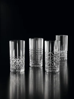 Nachtmann 0097784-0 Longdrinkbecher 'Highland' Kristallglas, 375 Ml, H: 15,1 Cm, ø 7,7 Cm, Transparent, 4-teilig (1 Set) -Küchenzubehör 85344cbe4118a7f2b19695af0bdd8003