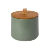 Casafina Pacifica Vorratsdose Mit Holzdeckel, Groß, Grau Grün/artischocke, D 20cm, H 17cm, 3,2 L