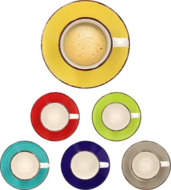 18tlg Kaffeeservice Malaga Kaffee Tee-Gedeck 6Pers Kaffeetassen Dessertteller Abstrakt Handbemalt 13 18tlg Kaffeeservice Malaga Kaffee Tee-Gedeck 6Pers Kaffeetassen Dessertteller Abstrakt Handbemalt -Küchenzubehör 89db7d3658020229d9ea042645890fc3