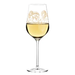 Ritzenhoff Wein-Ensemble Weißweinglas-Set Burkhard Neie, Dionysos & Ariadne / Zeus & Leto, Kristallglas, 364 Ml, 3410001 -Küchenzubehör 8b5894971cedecf5197601bcbcbdce74