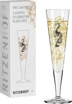 Brillantnacht Champagnerglas 2023 Von Romi Bohnenberg