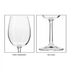 KROSNO Pure Weißweinglas, 6er-Set, 250 Ml -Küchenzubehör 8f95eaf6decb91ea111a115b737e8367