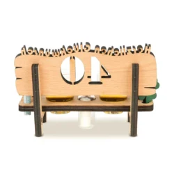 Brynnberg Schnapsbank Mit Jahreszahl Zum Geburtstag - Holz Lorbeerkranz Mit Zahl 40 Jahre Hochzeitstag Und Jahrestag Oder Geburtstag - Schnapsgläser Latte Mit 2 Gläsern -Küchenzubehör 9069a5df08e928e23abb84540859af6d