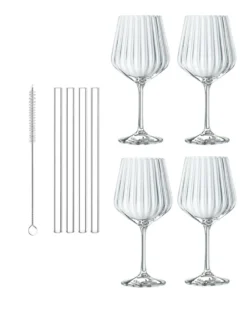 Nachtmann Gin&Tonic + 4 Glastrinkhalme 7574/8tlg. Tastes Good 103143 26 Nachtmann Gin&Tonic + 4 Glastrinkhalme 7574/8tlg. Tastes Good 103143 -Küchenzubehör 92651edc72ab396ae323258bd4a1e65e