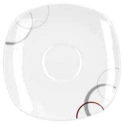 Kaffeeservice Palazzo 18tlg. - Weiß MitNachbildung-Kreisen In Grau Und Dunkelrot - Für 6 Personen 11 Kaffeeservice Palazzo 18tlg. - Weiß MitNachbildung-Kreisen In Grau Und Dunkelrot - Für 6 Personen -Küchenzubehör 93e6dd1d2b48eff7cf8239e6a279981f