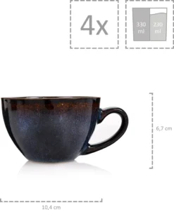 Sänger Kaffeeservice Set Tokio 12 Teilig -Küchenzubehör 951eb1ed0b9a8d55296bc6cde7a29bc2