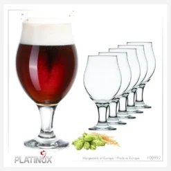 Biertulpen Biergläser Set 6 Teilig 500ml (max. 560ml) Pilsgläser Tulpe -Küchenzubehör 95cd715565ee2156b2f20f12c53b1d12