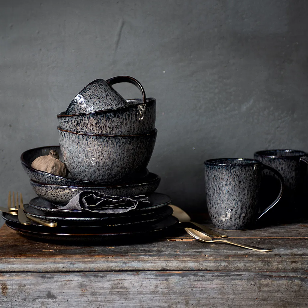 Leonardo Keramikgeschirr-Set Matera 18tlg. Grau, 026055 8 Leonardo Keramikgeschirr-Set Matera 18tlg. Grau, 026055 – Bild 8