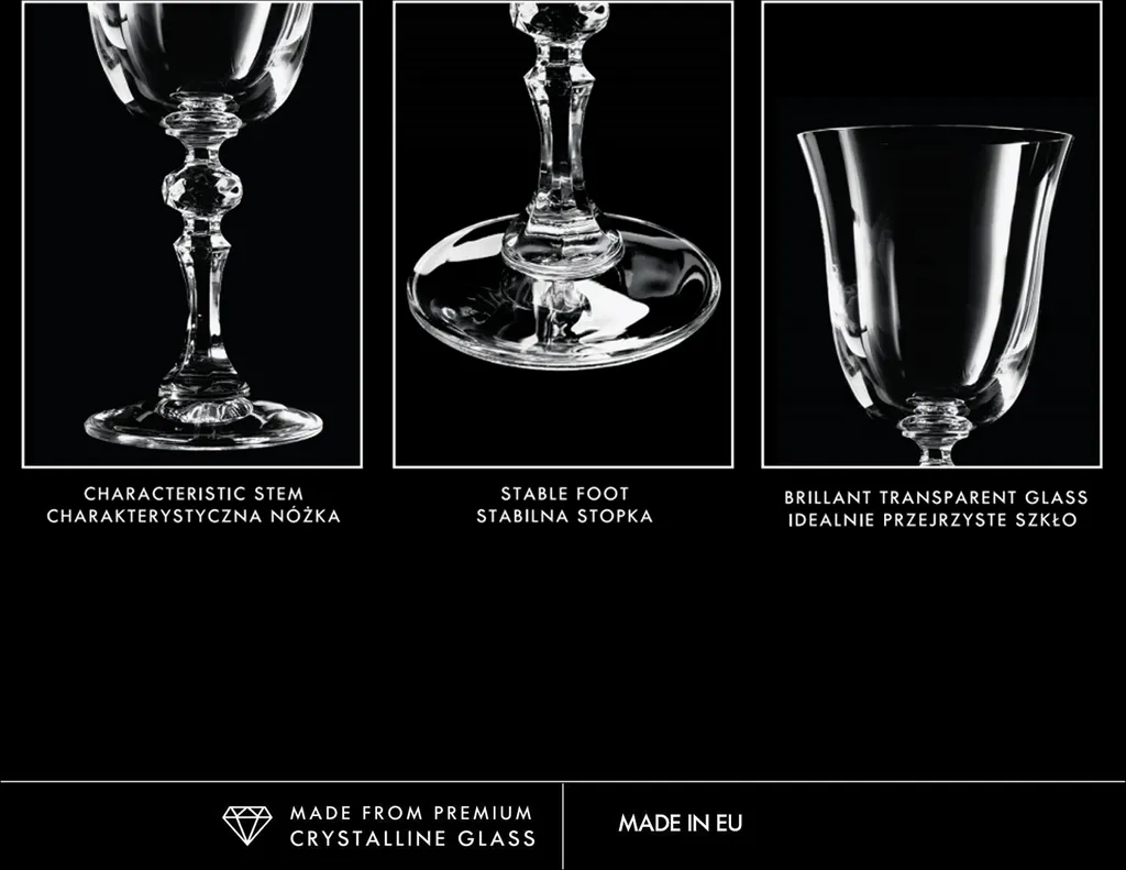 KROSNO Krista Kleine Rotweingläser, 6er-Set, 220 Ml 12 KROSNO Krista Kleine Rotweingläser, 6er-Set, 220 Ml – Bild 12