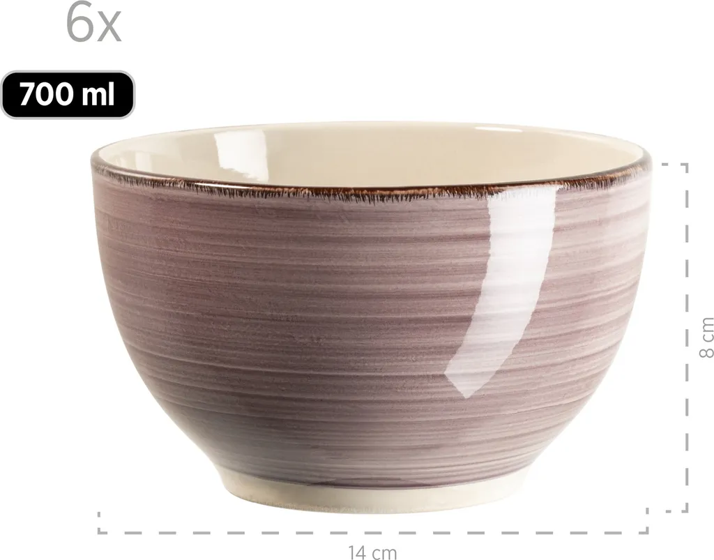 Mäser 931880 Kombiservice Lumaca Für 6 Personen, Steinzeug (1 Set, 30-teilig) 5 Mäser 931880 Kombiservice Lumaca Für 6 Personen, Steinzeug (1 Set, 30-teilig) – Bild 5