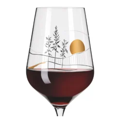 Herzkristall Rotweinglas #8 Von Christine Kordes 19 Herzkristall Rotweinglas #8 Von Christine Kordes -Küchenzubehör 9855f15b7226082537506ae591980196