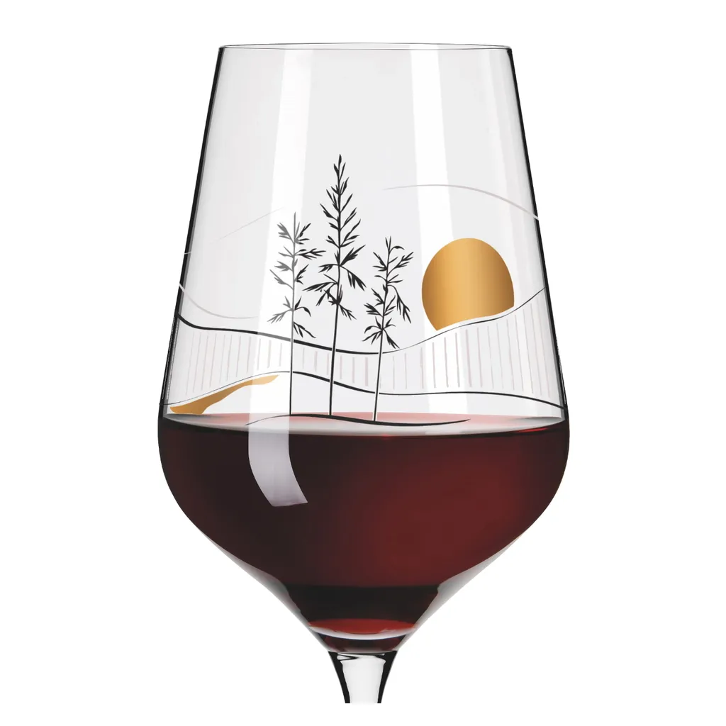 Herzkristall Rotweinglas #8 Von Christine Kordes 4 Herzkristall Rotweinglas #8 Von Christine Kordes – Bild 4