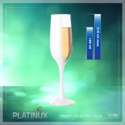 Weiße Sektgläser Set 6 Teilig Champagnergläser 160ml (max. 200ml) Aus Glas -Küchenzubehör 98d04ffabe994c9b67c043d24032f429