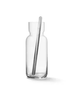 AARKE Karaffe Mit Rührlöffel Nesting Carafe Und Mixing Spoon Kristallglas 1,1L