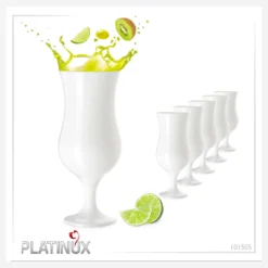 Weiße Cocktailgläser 400ml (max. 470ml) Longdrinkgläser Set 6 Stück Bargläser -Küchenzubehör 9b5d7aa0bc5bb6f82cb93c8ec6c98515