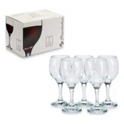 Pasabahce Bistro 44412 Weingläser Wasser Saft Drink Trinkglas 6 Gläser Set Edel -Küchenzubehör 9c142b265d69af6de523ab5f8175410c