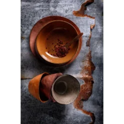 1 X Palmer Rustique Keramik Tafel Service Set 24 Tlg. 6 Pers. Rost -Küchenzubehör 9c4f995fdd9a051a1cf09676a39e51d7