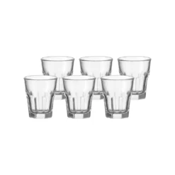 Leonardo Rock Stamper, Schnapsglas, Pinnchen, Shotglas, Glas, 40 Ml, 6er Set, 12994 -Küchenzubehör 9ff5c7614fffd872b8d406ef7344b38d