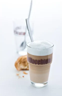 Leonardo Latte Macchiatto Becher 'Solo LM' Mit Löffel, 400ml, Ø 8,5 X 14,7cm (4er Set) -Küchenzubehör a01468947f249018d98d7f91b611516a