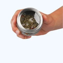 Fackelmann Magnetische Gewürzdose, Vorratsdose Mit Streuöffnungen, Aufbewahrungsdose Aus Edelstahl (Farbe: Silber/Transparent), Menge: 1 Stück -Küchenzubehör a34e4baa02deb03bb9995a71f86c56cb