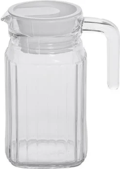 Esmeyer Arcoroc Glaskrug "Quadro" Mit Deckel 0,5 Liter -Küchenzubehör a391c74a02d54a258893657124937b16