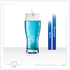 Biergläser 500ml (max. 640ml) Set 6-Teilig Bierseidel Weizengläser 0,5L Glas -Küchenzubehör a466c10a3aab2fc35de0dd250140fa66