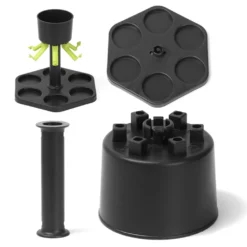 6 Schuss Glas Spiele Spender Wein Whisky Bier Wein Schnaps Spender Bar Zubehör Party Spiele Trinken Tools Glas Spender -Küchenzubehör a48a73c0a272f30457c4babbf72daee6