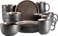 Frühstücksset, Steinzeug Frühstücksset, Steinzeug NIARA Mäser