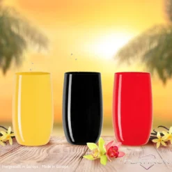 Bunte Elegante Trinkgläser 320ml (max. 400ml) Set 6 Teilig Wassergläser Saftgläser -Küchenzubehör a5d68f951140416ca7dd000b195e82cb