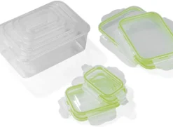 Frischhaltedosen Set Klick-It Gefrierdosen Lunchbox Brotdose Dose 14 Tlg. Klar -Küchenzubehör a6960cfd563b0cd1645f54af06850211