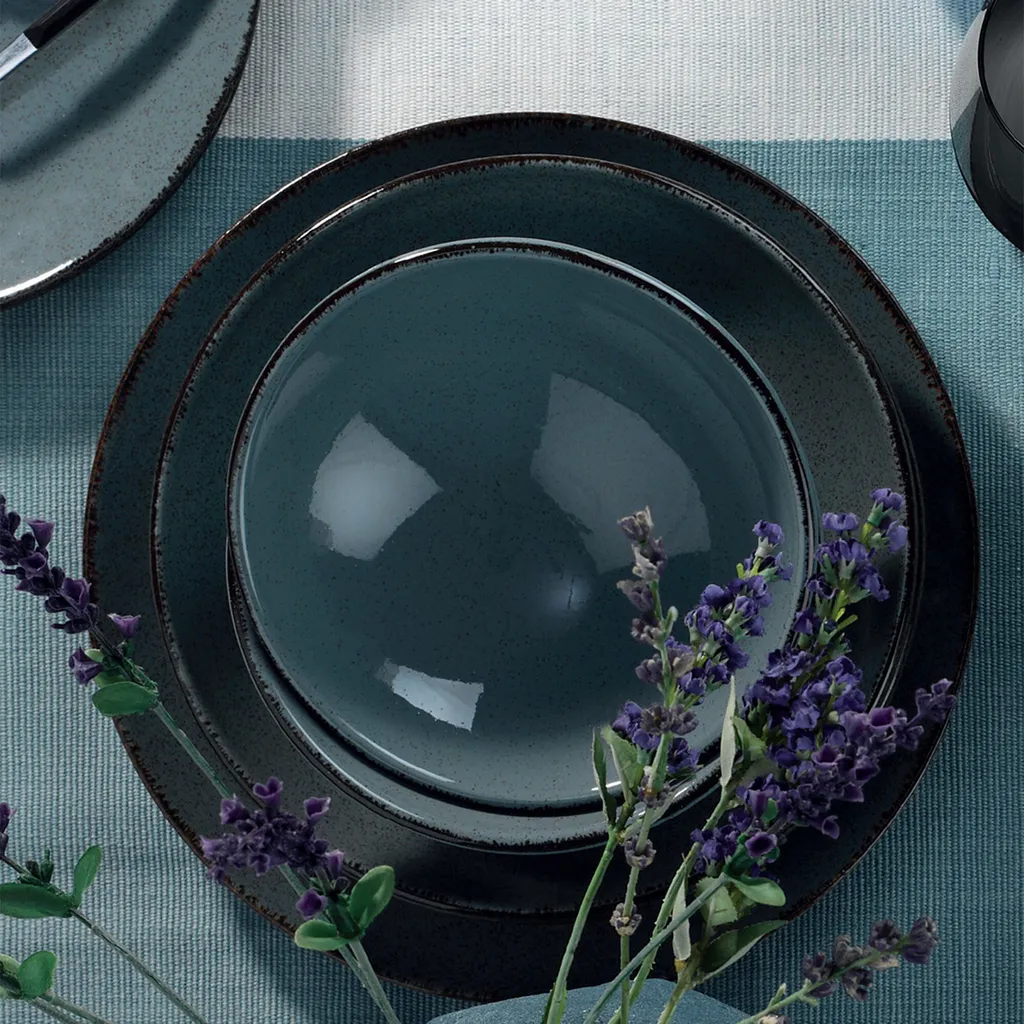 Heritage, Kütahya Porselen,(24 Stücke), Abendessen , Blau, 100% Porzellan 2 Heritage, Kütahya Porselen,(24 Stücke), Abendessen , Blau, 100% Porzellan – Bild 2