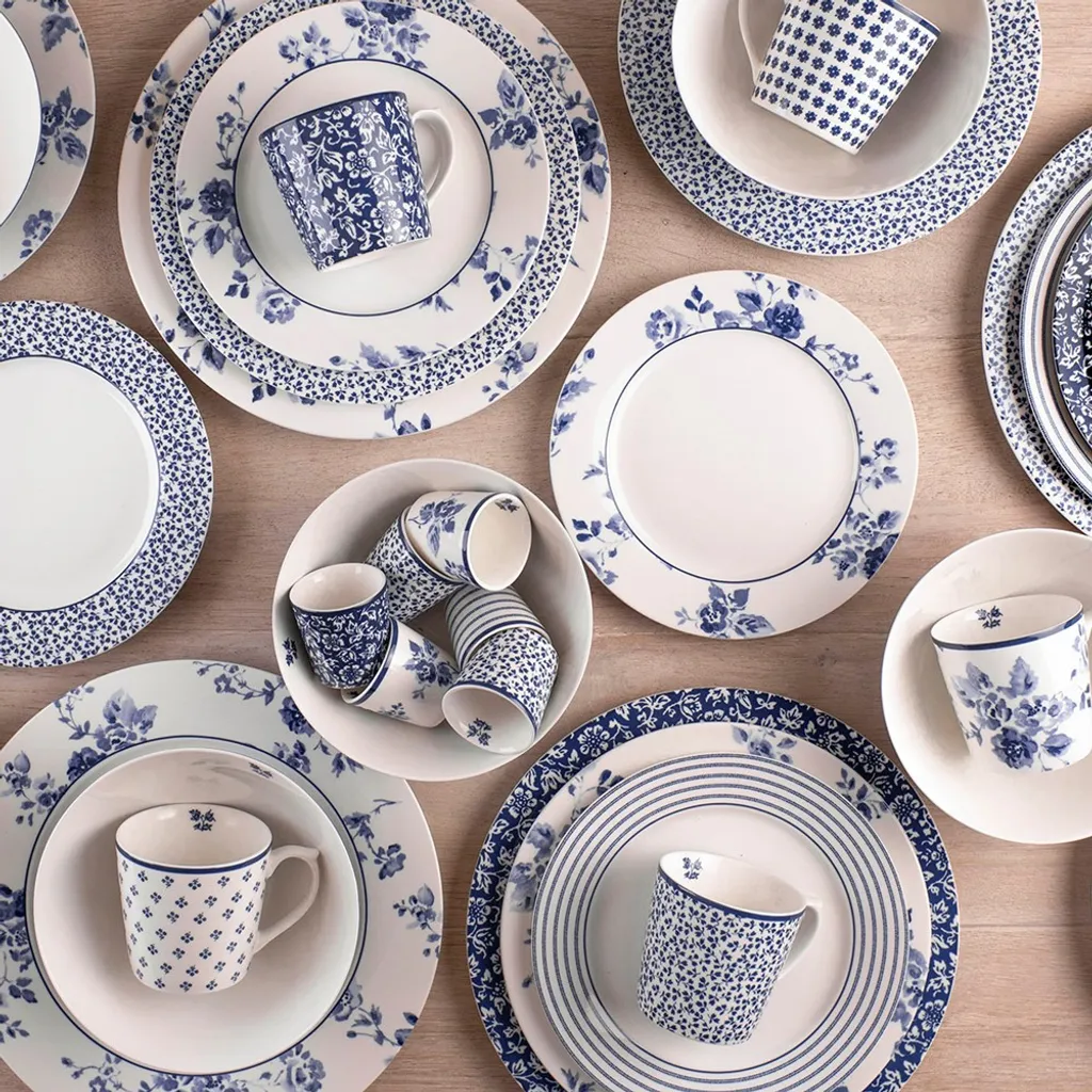 Laura Ashley Set 36-teiliges Geschirr 2 Laura Ashley Set 36-teiliges Geschirr – Bild 2